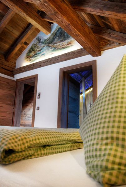 Schlafzimmer im Alpenchalet