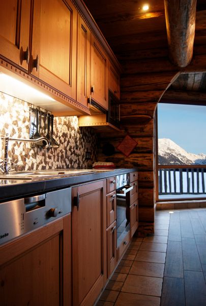Küche im Alpenchalet Wilderer